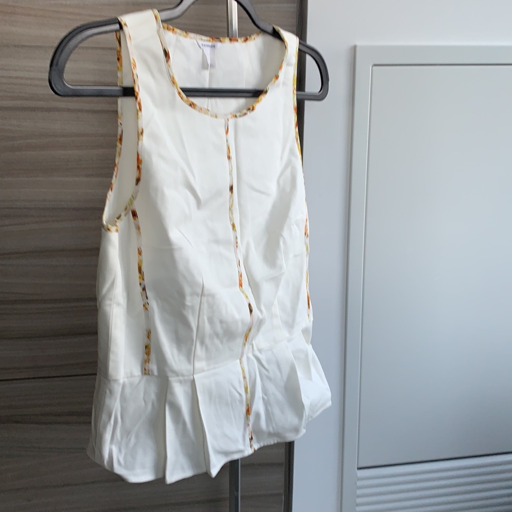 ✅ $10 ADD-ON ✅ Club Monaco white peplum sleeveless top ✅ $10 ADD-ON ✅ - Picture 8 of 10